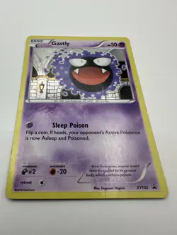GASTLY Black Star Promo POKEMON Holo 2016 Trading Card XY132 MP/LP See photos - Image 3