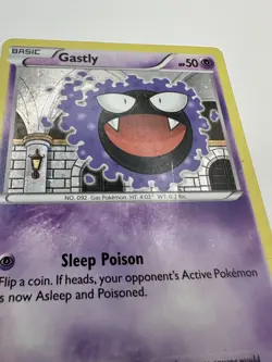 GASTLY Black Star Promo POKEMON Holo 2016 Trading Card XY132 MP/LP See photos - Image 5