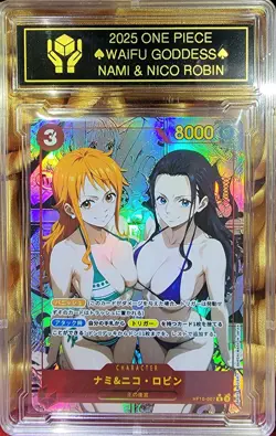 NAMI x NICO ROBIN One Piece Anime Waifu Goddess CUSTOM CARD NM - Image 2