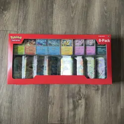Pokemon TCG Prismatic Evolutions Costco 8 Mini-Tin Bundle w/ Promo Cards sealed - Image 1