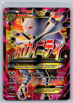 M Mewtwo EX 160/162 Full Art XY Breakthrough English Pokemon TCG Card LP - Image 1