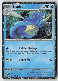 Seadra - (Cosmos Holo) - 011/064 - Miscellaneous Cards & Products Holofoil- PTCG - Image 1