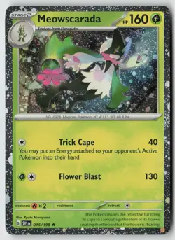 Meowscarada - (Cosmos Holo) - 015/198 - Miscellaneous Cards & Products Holofoil- - Image 1