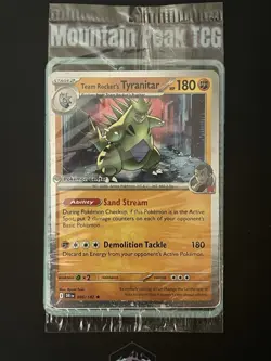 (Sealed) Team Rocket's Tyranitar - Pokemon Center Stamped Promo - Pokemon Card - Image 1