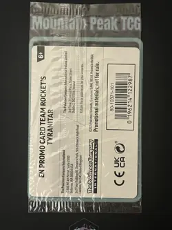 (Sealed) Team Rocket's Tyranitar - Pokemon Center Stamped Promo - Pokemon Card - Image 2