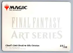 Cloud's Limit Break Art Card MTG 23/53 S Art Series: FINAL FANTASY - Image 2