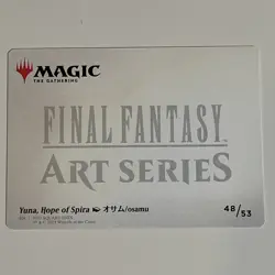Yuna Hope of Spira Final Fantasy Art Series - Art Card NM MTG 48/53 - Image 2