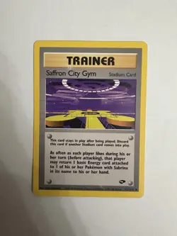 1x Saffron City Gym - 122/132 - Gym Challenge - Pokemon Card - LP - Image 1