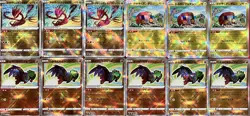 set of 12 authentic Pokemon Card Japanese Radiant Eternatus Charjabug Hawlucha - Image 1