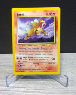 🔥Entei 17/64 Neo Revelation Holo Rare Legendary Beast WOTC Pokemon Card NM/LP🔥 - Image 1