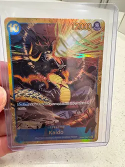 Full Art One Piece Card Game English Kaido OP05-118 SECRET Rare TCG mint - Image 1