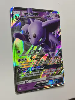 Espeon GX - 61/149 - Pokemon Sun & Moon Base Set Ultra Rare Card NM - Image 2
