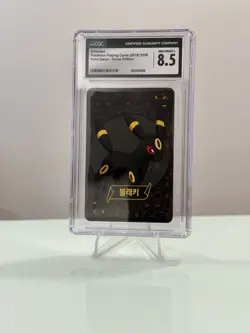 2019 Pokemon Korean Playing Cards | Point Salad Eevee Edition | Umbreon CGC 8.5 - Image 1