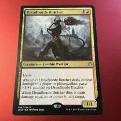 X 1 Dreadhorde Butcher NM War of the Spark 194 MTG Magic The Gathering - Image 2
