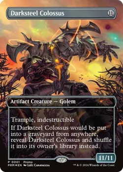 1 x Darksteel Colossus - Foil - Borderless - Unique & Misc. Promos - NM-Mint - M - Image 1