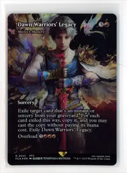 mtg FCA Dawn Warriors' Legacy / Mizzix's Mastery #41 Borderless Showcase FOIL - Image 1