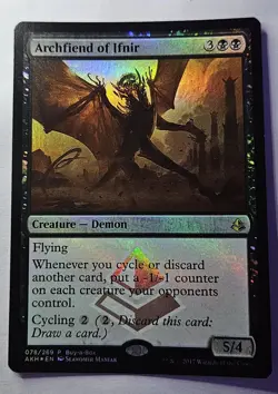 Archfiend of Ifnir - FOIL - Buy A Box Promo - Magic the Gathering MTG - LP - Image 1