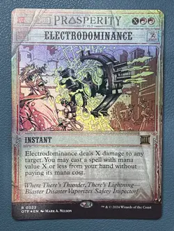 Electrodominance Foil Outlaws of Thunder Junction OTJ MTG - Image 1