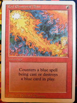 MTG - Red Elemental Blast - MP - Revised Edition - Image 1
