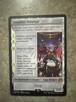 MTG Summon: Bahamut FINAL FANTASY Mythic Rare #0001 M/NM Regular - Image 1