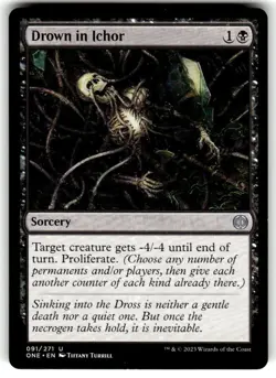 Drown in Ichor Phyrexia: All Will Be One Regular MTG NM - Image 1