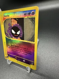 Gastly Reverse Holo 109/165 Expedition 2002 WOTC Pokemon Card LP - Image 3