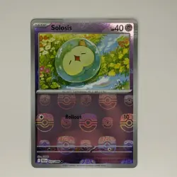 Solosis 037/086 - MASTER BALL Pattern Holo - SV: Black Bolt - NM - Pokemon TCG - Image 1