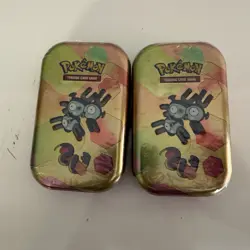 Pokemon Scarlet & Violet 151 Mini Tin Sealed set of 2 (Two packs per tin) - Image 1