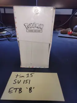 New Factory Sealed Pokemon TCG Scarlet & Violet 151 ETB Elite Trainer Box B - Image 2