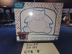 New Factory Sealed Pokemon TCG Scarlet & Violet 151 ETB Elite Trainer Box B - Image 5