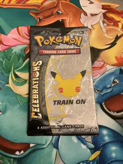 1x Pokemon 25th Anniversary Celebrations Booster Pack New Factory Sealed - Image 1