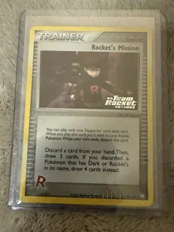 Rocket's Mission Reverse Holo 88/109 ex Team Rocket Returns 2004 NM Pokemon - Image 1