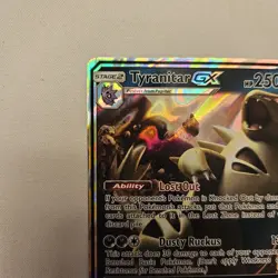 Pokemon TCG Tyranitar GX 121/214 Lost Thunder Ultra Rare Holo NM - Image 2