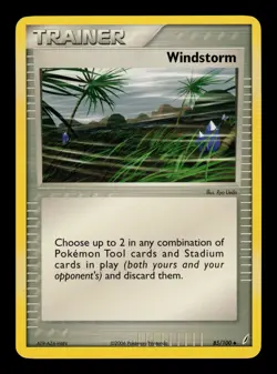 Windstorm 85/100 - NM - Crystal Guardians, EX Pokemon - Image 1