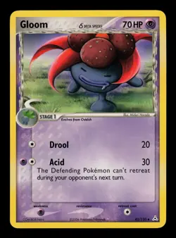 Gloom 42/110 - NM - Holon Phantoms, EX Pokemon - Image 1