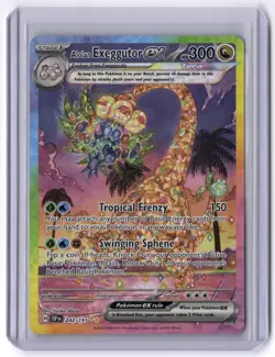 Alolan Exeggutor ex - 242/191 Special Illustration Rare Holo NM Pokemon - Image 1