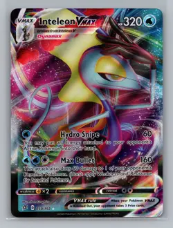 Pokemon Sword & Shield Rebel Clash Inteleon VMAX Full Art - NM #50/192 8656 - Image 1