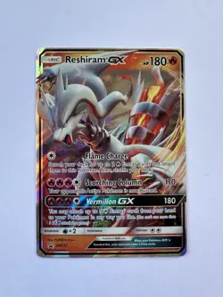 Reshiram GX Pokemon Sun & Moon Black Star Promo SM137 - Image 1