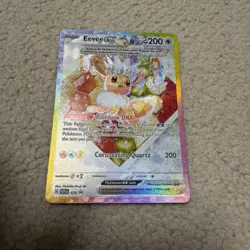 Eevee ex 174 Sv: Scarlet & Violet Black Star Promo Holo Pokemon TCG NM - Image 1