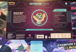 Pokemon Vaporeon VMAX Premium Collection Box Eevee Evolution Factory Sealed TCG - Image 2