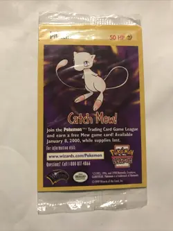 WOTC Black Star Pikachu Gold Lightning Bolt Stamp Movie Promo #4 Pokemon Sealed - Image 1