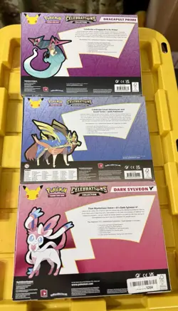 Pokemon | Celebrations Collection | Dragapult Prime, Dark Sylveon, Zacian - NEW! 820650809385 - Image 2