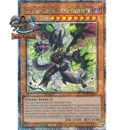 Yugioh 1x Diabellstar Vengeance ALIN-EN011 Quarter Century Secret Rare 1st Ed NM - Image 1