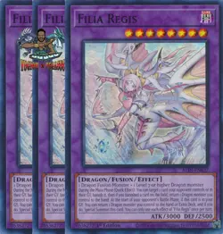 Yugioh! 3x Filia Regis ALIN-EN037 Super Rare 1st Ed NM - Image 1