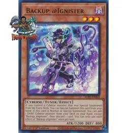 Yugioh! 1x Backup @Ignister ALIN-EN002 Ultra Rare 1st Ed NM - Image 1