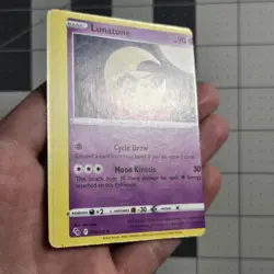 Lunatone Miscut Error Pokemon GO Set 034/078 Pokemon Card - Image 2