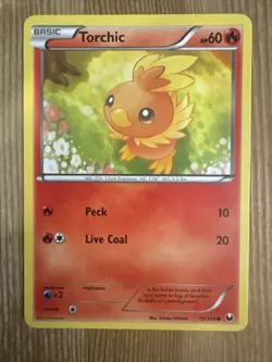 Pokemon Dark Explorers Common Card - Torchic 15/108 NM - Image 1