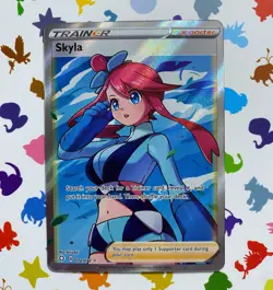 Skyla 072/072 Shining Fates NM Pokemon Card Ultra Rare - Image 1
