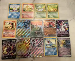 Pokemon Jumbo Card Lot Victini Lugia Pikachu Lucario Pokemon TCG - Image 1
