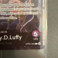 Monkey.D.Luffy PSA Magazine Promo OP05-060 One Piece Cards Foil SEALED BRAND NEW - Image 3